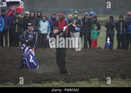 Walton Heath Golf Club, au Royaume-Uni. 14 octobre 2018. Eddie Perrell (Fra) remporte le championnat britannique SkySports Masters Golf organisé par Justin Rose Crédit : Motofoto/Alamy Live News Banque D'Images