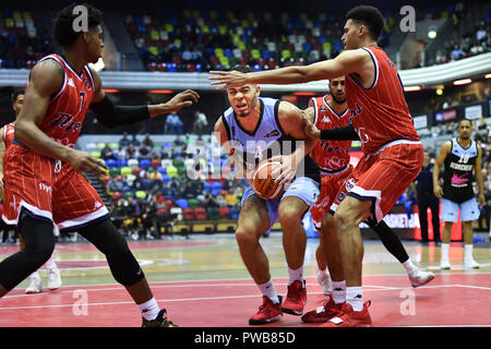 Londres, Royaume-Uni. 14Th Oct, 2018. Au cours de la Basket-ball - basket-ball All Stars 2018 à Copper Box Arena le dimanche, 14 octobre 2018. Londres en Angleterre. (Usage éditorial uniquement, licence requise pour un usage commercial. Aucune utilisation de pari, de jeux ou d'un seul club/ligue/dvd publications.) Crédit : Taka Wu/Alamy Live News Banque D'Images