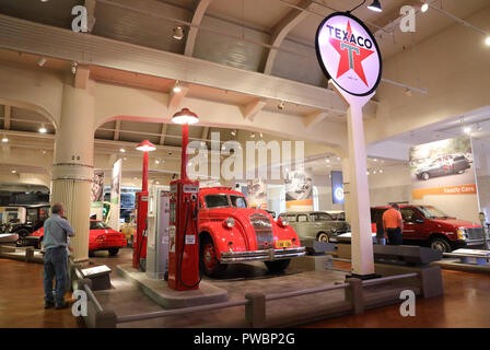 L'élément moteur dans la section de l'Amérique dans le fascinant et historique du Musée Henry Ford à Dearborn, à Detroit, Michigan, USA Banque D'Images