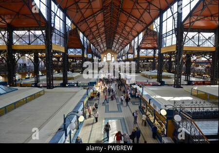 Grande Halle, Budapest, Hongrie Banque D'Images