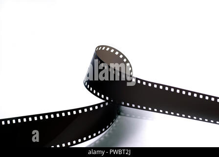 Une bande de 35 mm film photographique isolated Banque D'Images