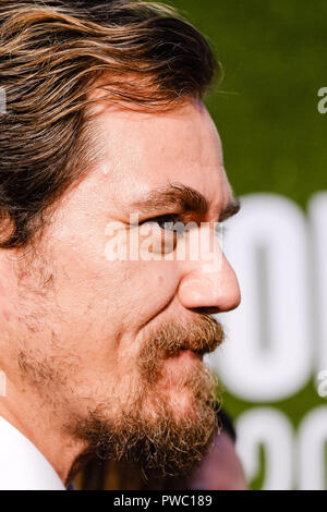 L'acteur Michael Shannon à la London Film Festival de la Little Drummer Girl le dimanche 14 octobre 2018 s'est tenue au jardin du remblai Cinéma, Londres. Photo : Michael Shannon. Photo par Julie Edwards. Banque D'Images