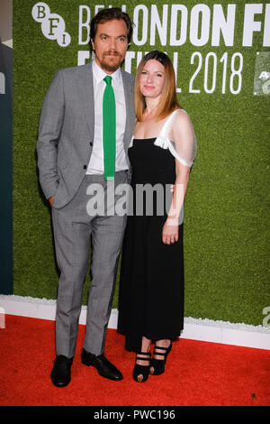 L'acteur Michael Shannon et Kate Arrington au London Film Festival de la Little Drummer Girl le dimanche 14 octobre 2018 s'est tenue au jardin du remblai Cinéma, Londres. Photo : Michael Shannon, Kate Arrington. Photo par Julie Edwards. Banque D'Images