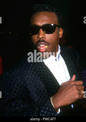 Los Angeles, CA - 5 octobre : comédien Arsenio Hall participe à la '1492 : Conquest of Paradise' Los Angeles Premiere le 5 octobre 1992 à l'Academy Theatre de Los Angeles, Californie. Photo de Barry King/Alamy Stock Photo Banque D'Images