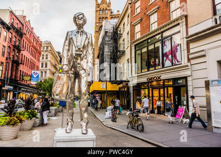 L'Andy Monument Union Square Manhattan - New York, New York, USA Banque D'Images