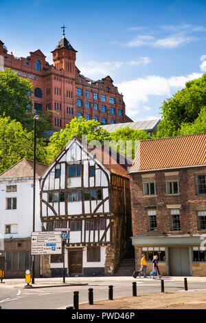 Royaume-uni, Angleterre, Tyneside, Newcastle upon Tyne, Dune, La Tonnellerie, l'une des plus anciennes maisons de la ville médiévale Banque D'Images