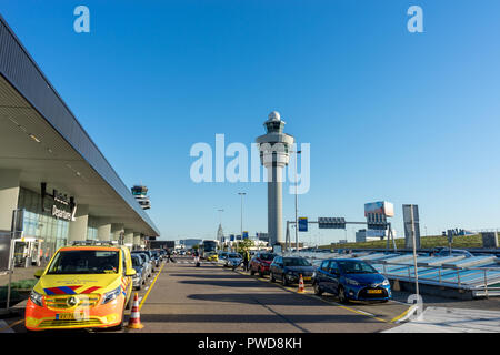 Pays-bas, Amsterdam, Schiphol - 06 mai, 2018 : Schiphol est l'un de l'aéroport le plus achalandé en europe. Banque D'Images