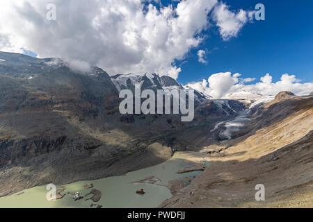 Pasterze glacier à la montagne Grossglockner, Autriche Banque D'Images