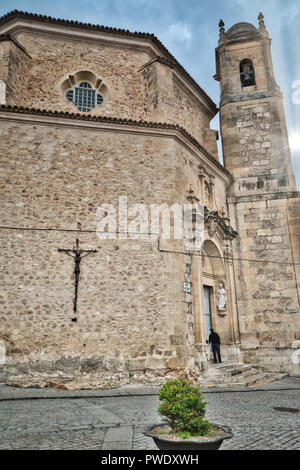 'Église de San Pedro', Église Saint Pierre, construite à Cuenca, Espagne, dans le 18e siècle Banque D'Images