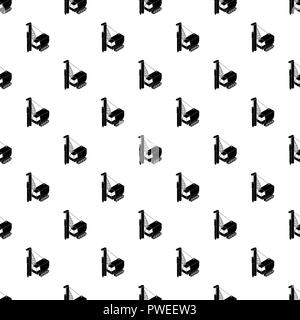 Machine de forage sans soudure vector pattern Illustration de Vecteur