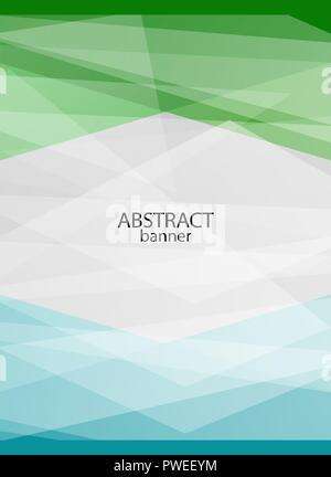 Avec l'affiche lumineuse verticale lieu vide pour le texte. Résumé vecteur graphique origines. gray bannière avec bandes colorées. Contexte Les modèles pour vos projets. Illustration de Vecteur