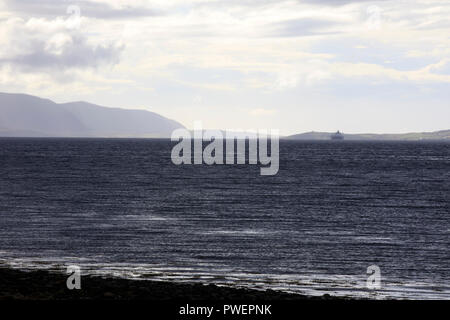 Paysage près de port de Scapa Flow, Orcades, Ecosse, Highlands, Royaume-Uni Banque D'Images