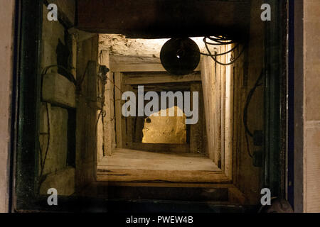 La Chapelle Française Colditz Tunnel château construit en 1941. Le tunnel a été découvert par les gardes allemands avant qu'il pourrait être utilisé pour s'échapper. Banque D'Images