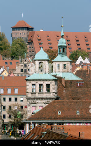 Nurnburger Rathaus à Nuremberg, Allemagne. Banque D'Images