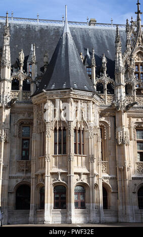 Palais de Justice, Rouen Banque D'Images