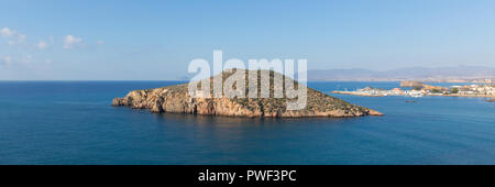 La isla island Mazarron Murcia Espagne vue panoramique Banque D'Images