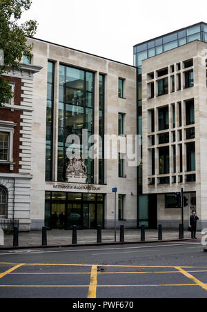 Westminster Magistrates Court, Marylebone Road, Londres, UK Banque D'Images