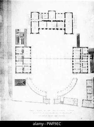 Burlington House 1er étage Samuel Ware c.1815-18 modifié. Banque D'Images