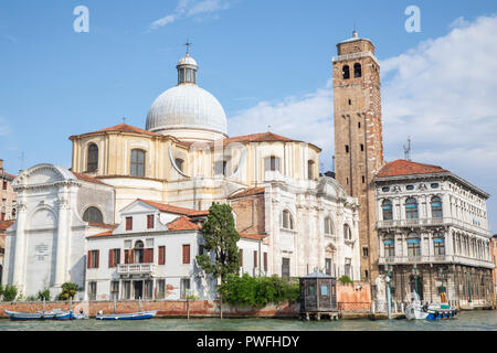 Chiesa di San Geremia (l'église de San Geremia) & Palazzo Labia, Venise, Italie. Banque D'Images