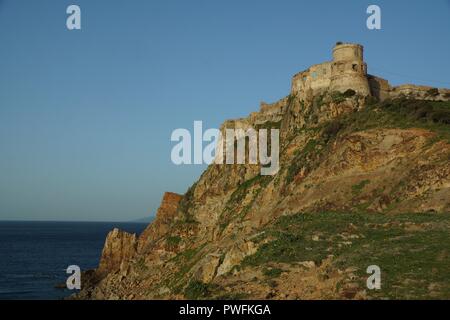 Château génois à Tabarka, Tunisie Banque D'Images