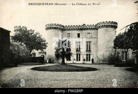 Brouqueyran - château du Mirail 1. Banque D'Images