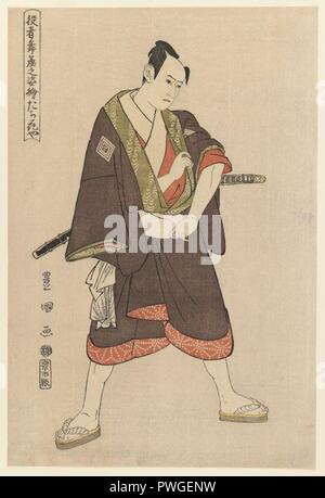 Ichikawa Yaozo (Tachibanaya - Utagawa Toyokuni I) Banque D'Images