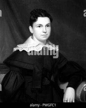 Mme Barnett (Catherine Bergen) Johnson - William Sidney Mount - dans l'ensemble. Banque D'Images