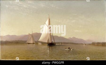 L'Hudson à l'Auguste Tappan Zee - Francis Silva - dans l'ensemble. Banque D'Images