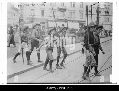 - Buda Pesth - Boy Scouts Banque D'Images