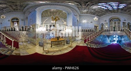 Vue panoramique à 360° de Le Golestan Palace - Iran - Téhéran [2]