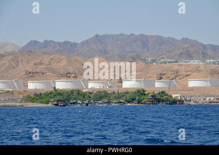 Aussi Trans-Israel Eilat-Ashkelon pipeline de signalement ou de pipeline est un oléoduc en Israël qui a transporté le pétrole brut en provenance de l'Iran à l'intérieur de ISR Banque D'Images