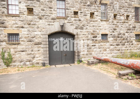 Coalhouse Fort, à l'Est de Tilbury, Tilbury, Thurrock, Essex, Angleterre, RU Banque D'Images