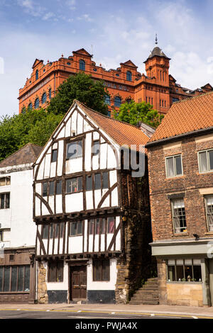 Royaume-uni, Angleterre, Tyneside, Newcastle upon Tyne, Dune, La Tonnellerie, l'une des plus anciennes maisons de la ville médiévale Banque D'Images