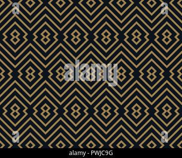 Vector pattern. transparente Arrière-plan géométrique avec des nœuds et losange. Résumé motif géométrique. Golden texture.motif géométrique parfaite. Illustration de Vecteur