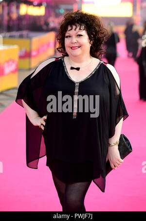 Sue Vincent participant à la ITV Palooza tenue au Royal Festival Hall, Southbank Centre, Londres. Banque D'Images