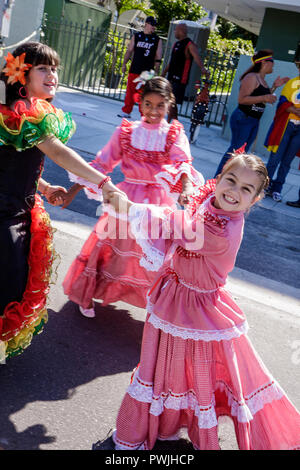 Miami Florida,Little Havana,Calle Ocho,Eighth 8th Street,Tres Reyes Magos,Three 3 Kings Day Parade,Hispanic Latin Latino immigrants ethniques m Banque D'Images