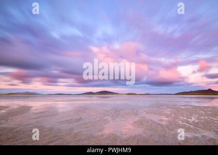 L'oreille de Traigh beach, North Uist, Hébrides extérieures, en Écosse Banque D'Images