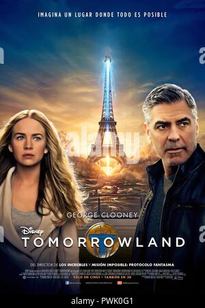 Titre original : Tomorrowland. Titre en anglais : Tomorrowland. Année : 2015. Réalisateur : Brad Bird. Credit : WALT DISNEY PICTURES / Album Banque D'Images