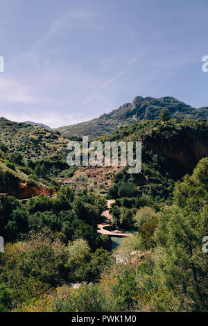 Cascades d'Akchour Cascade, Chefchaouen, Maroc, 2018 Banque D'Images