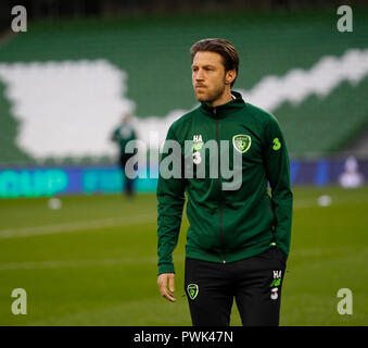 Aviva Stadium de Dublin, Irlande. 16 Oct, 2018. Nations Unies l'UEFA football Ligue contre l'Irlande, Pays de Galles ; vue générale de Rep de l'Irlande terrain Harry Arter : Action Crédit Plus Sport/Alamy Live News Banque D'Images