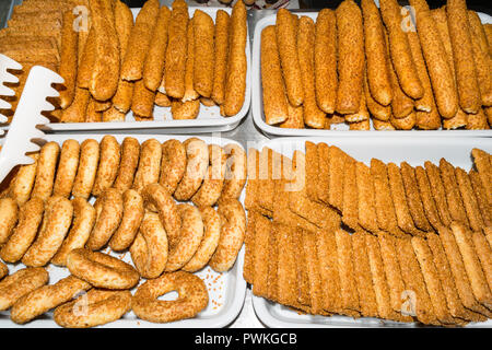 Maison turque de pâte de sésame biscuits collation santé Banque D'Images