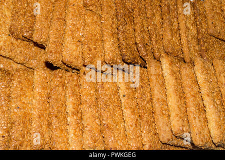 Maison turque de pâte de sésame biscuits collation santé Banque D'Images