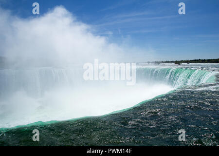 NIAGARA FALLS, ONTARIO, CANADA - 21 MAI 2018 : des chutes Horseshoe, vue de Table Rock dans Queen Victoria Park à Niagara Falls Banque D'Images