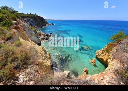 Paysage de l'île de Céphalonie en Grèce Banque D'Images