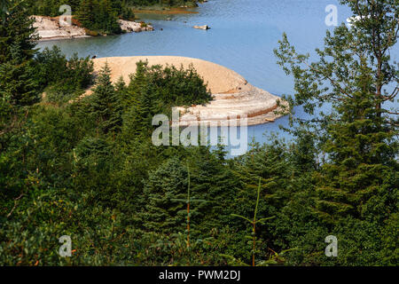 Paysage Lac Mendenhall, Mendenhall Valley, Alaska, USA Banque D'Images