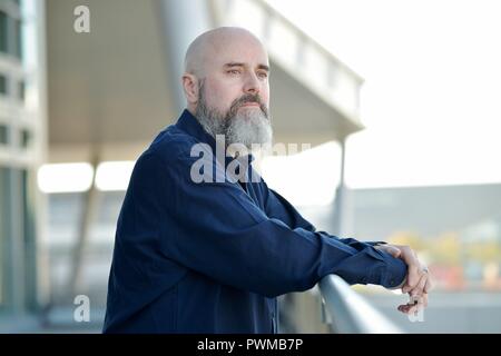 Raymond Unger en octobre 2018 au Salon du livre de Francfort. Dans le monde d'utilisation | Banque D'Images