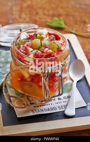 Salade de fruits frais Banque D'Images