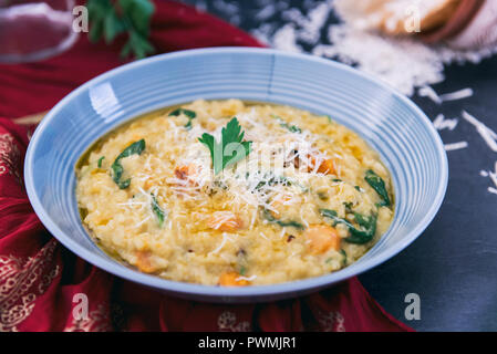 Risotto de citrouille Banque D'Images