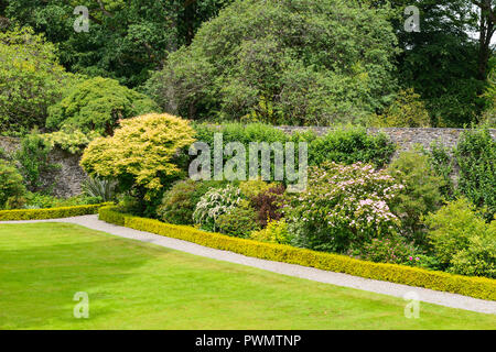 Geilston jardin près de la rivière Clyde près de Cardross, Argyll and Bute, Ecosse Banque D'Images