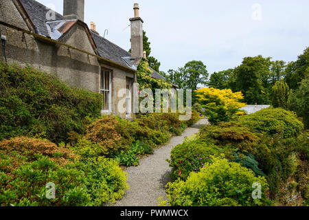 Geilston jardin près de la rivière Clyde près de Cardross, Argyll and Bute, Ecosse Banque D'Images